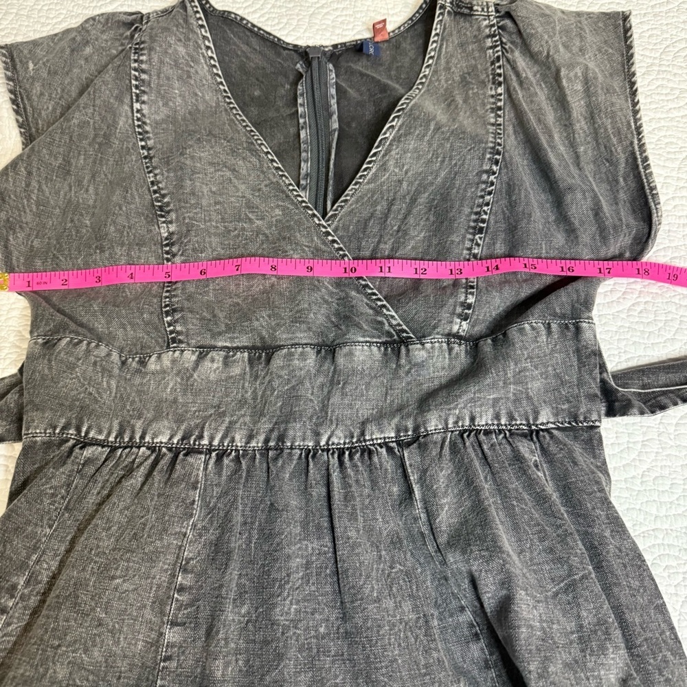 NWT Pilcro Charcoal Denim MIDI Dress with Zipper - Picture 16 of 16